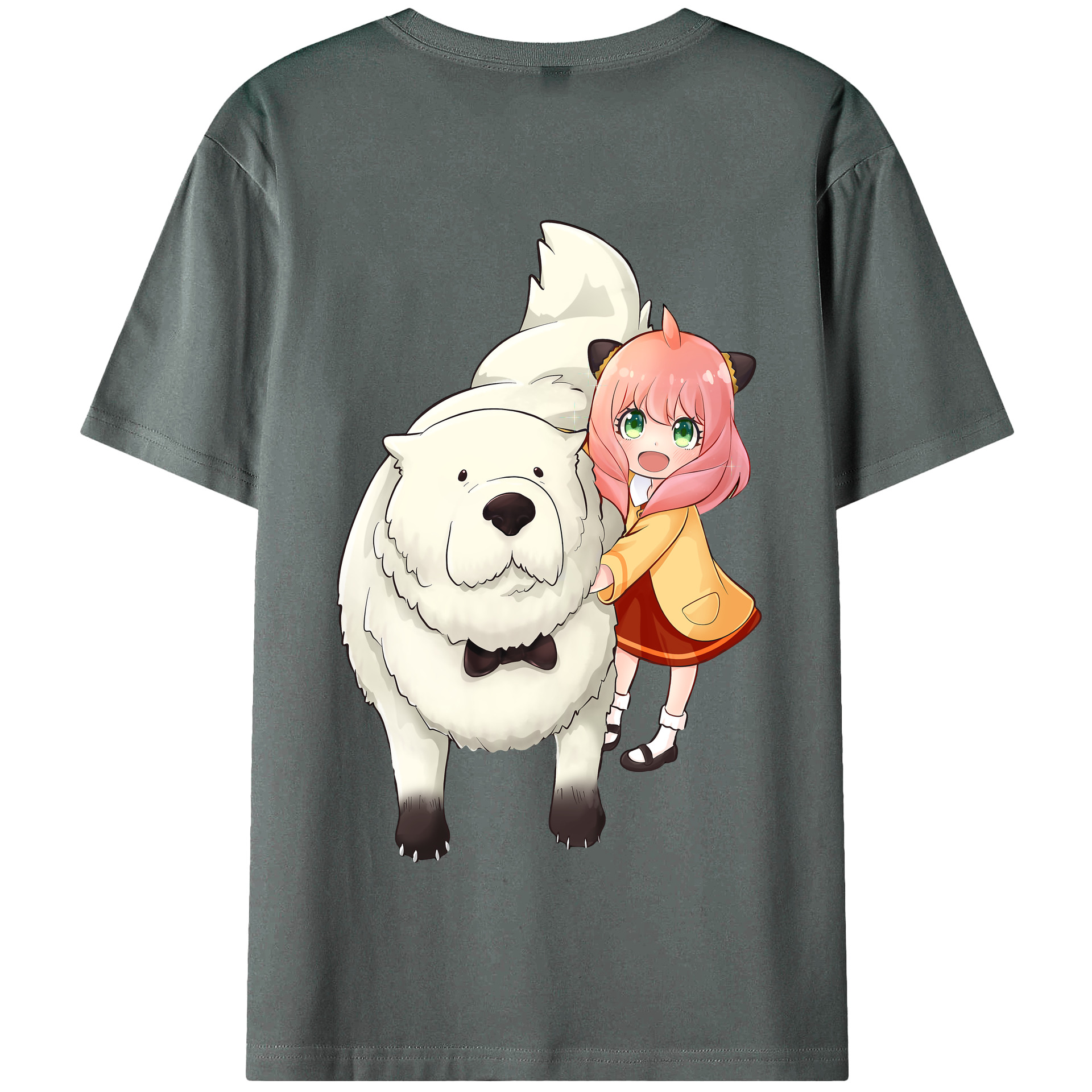 （画像用） SPY×FAMILY间谍家家酒 綿100％半袖Tシャツ（背面プリント）